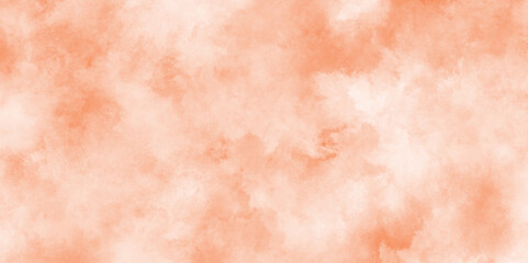 Abstract paper Background Texture Pattern with orange or brown color, Heavily Mixed Wall Art watercolor texture, Old orange or pink paper parchment banner with distressed vintage grunge texture.