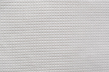 Fondo de servilleta blanca de papel con textura de cuadricula