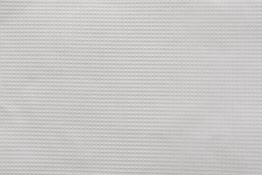 Fondo de servilleta blanca de papel con textura de cuadricula