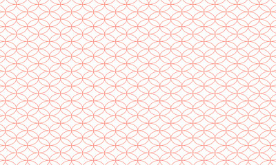 和柄・和風パターン-楕円形の七宝