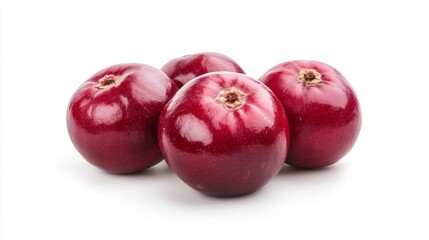 Fresh chinese jujube isolated on white background.