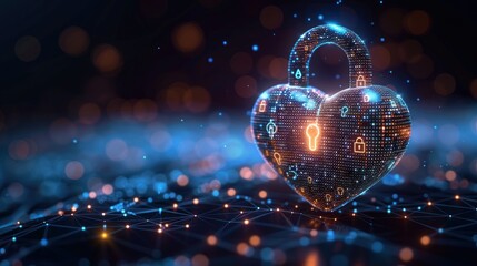 Digital Heart Lock: Cybersecurity and Love in the Digital Age