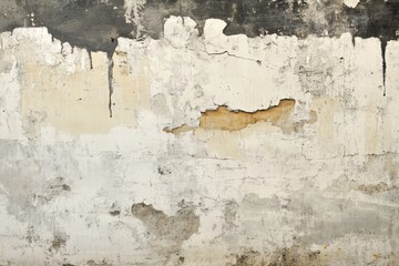 Obraz premium Textured Wall with Peeling Paint and Cracks