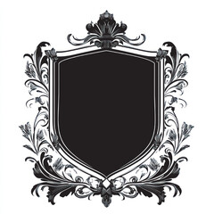 vector of a shield isolated on white