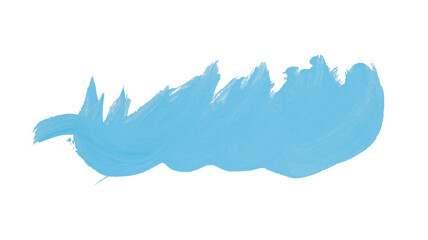 Horizontal light blue brush strokes set on a transparent background.