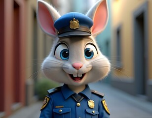 Cartoon Character Playful and Whimsical