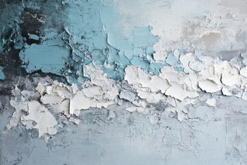 Obraz premium Abstract Art with Blue and White Texture