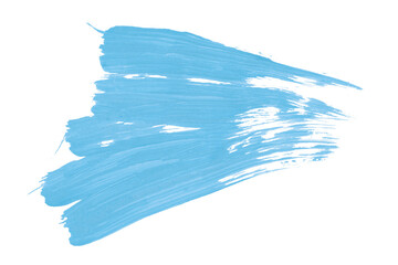 Horizontal light blue brush strokes set on a transparent background.