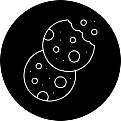 Biscuit II icon single vector illustration