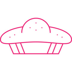 Pie icon single vector illustration