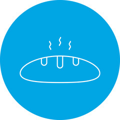Slice of Bread icon single vector illustration