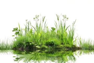 Land vegetation outdoors wetland.