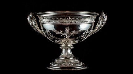 Elegant Silver Trophy: A Symbol of Achievement and Prestige