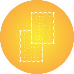 Biscuit III icon single vector illustration
