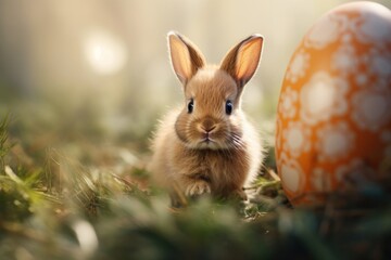 Fototapeta premium Easter egg animal rodent mammal.