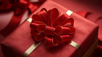gift box with ribbon