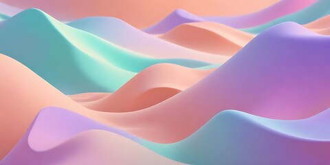 Obraz premium A colorful mountain range with purple, pink, and blue colors. Background. Abstract. Graphics. Design.