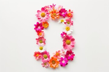 Flat flower phone silhouette shape petal plant celebration.