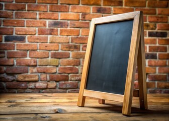 Rustic wooden chalkboard: versatile vintage menu board, classroom sign, shop display, or rustic home décor.