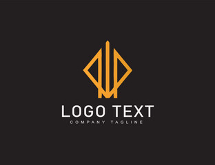 letter logo design concept illustration for business and company