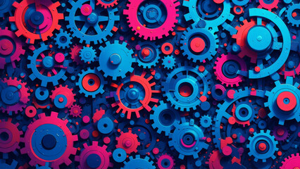 vibrant absract illustration texture background