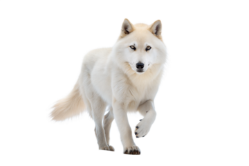 Arctic Wolf Walking