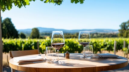 On a sunny summer day, a wide-angle view of an empty beach invites relaxation and tranquility.