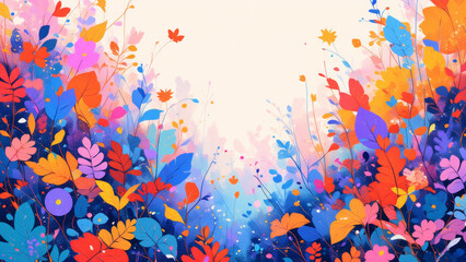 Fototapeta premium vibrant absract illustration texture background