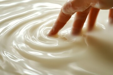 Close-up of a Hand Sculpting Wet Clay on a Potter's Wheel in a Studio