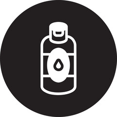micellar water glyph icon