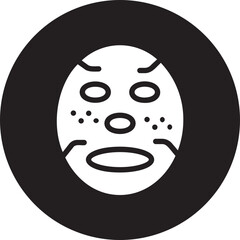 sheet mask glyph icon