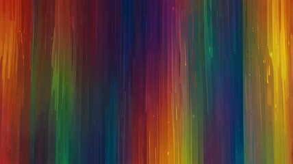 Vibrant Abstract Rainbow Drips with Fluid Colorful Stripes V4