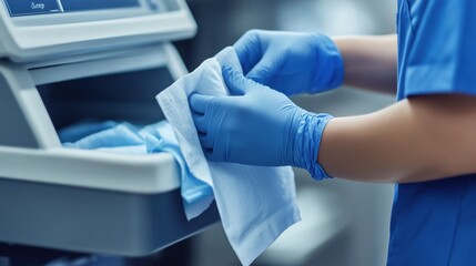Medical Professional Cleaning Equipment with Alcohol Wipes