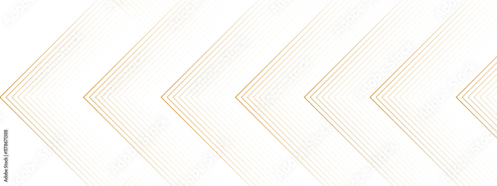 Poster Abstract white and golden color geometric dynamic lines pattern. modern minimalistic pale geometric pattern with tech lines. line elegant white striped diagonal line technology concept