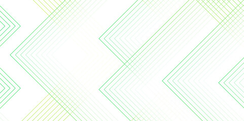 Abstract white and green color geometric dynamic lines pattern. modern minimalistic pale geometric pattern with tech lines. line elegant white striped diagonal line technology concept