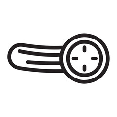 cucumber line icon