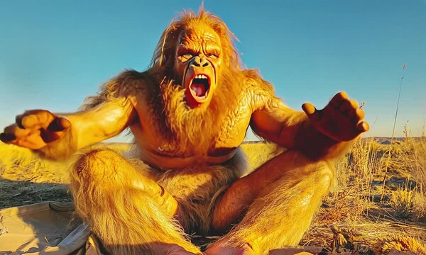 Сrazy monkey talking to you.