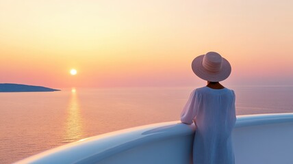 Fototapeta premium On a warm summer evening, a luxurious retreat awaits under the stars, inviting relaxation and serenity.