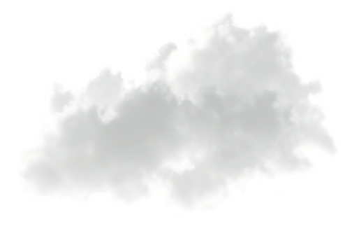 cloud isolated on white background.PNG.AI GENERATED - Powered by Adobe