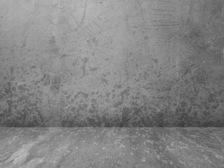 Concrete wall background for displaying products in 3d.