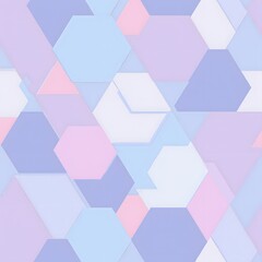 Abstract Pastel Hexagon Pattern Background Geometric Design Soft Colors Modern Texture