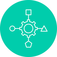 Variability icon single vector illustration