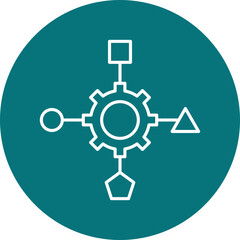 Variability icon single vector illustration