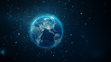 Obraz premium earth and sun