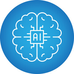 Machine Learning icon single vector illustration