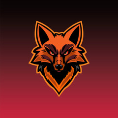 tha fox face logo has a fierce character, full of energy and assertiviness