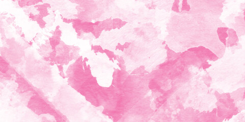 pastel hand painted watercolor of pink texture, Abstract grainy fantasy smooth light pink watercolor paper texture with clouds, Grunge pink background, Stain artistic hand painted texture of pink.