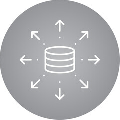 Ambiguity icon single vector illustration