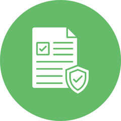 Fototapeta premium Insurance Icon