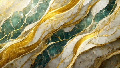 Obraz premium Luxurious Marble Texture with Flowing Veins and Colors